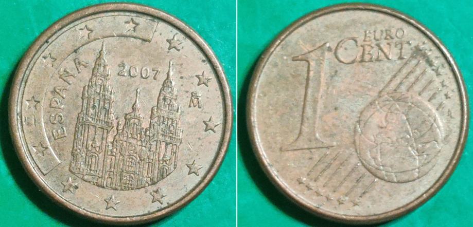 Spain 1 euro cent, 2007 /