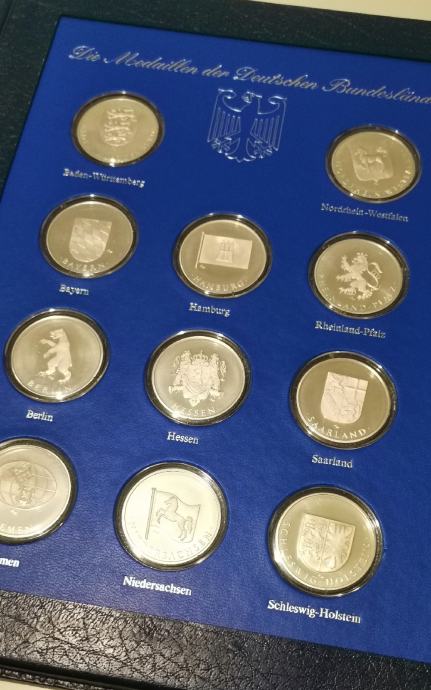 Zbirka srebrnjaka njemačkih saveznih država iz 1974