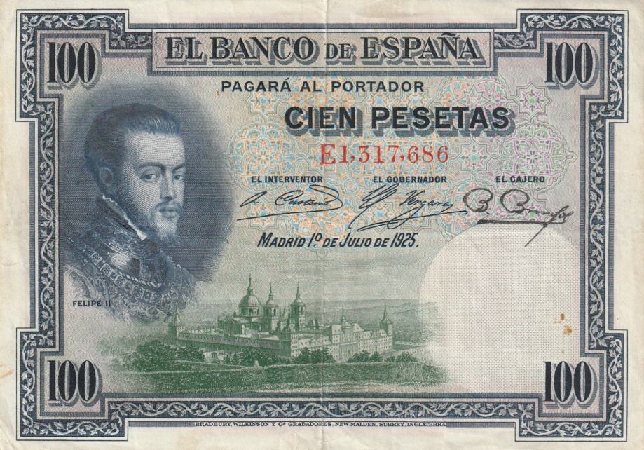 100 PESETAS 1925