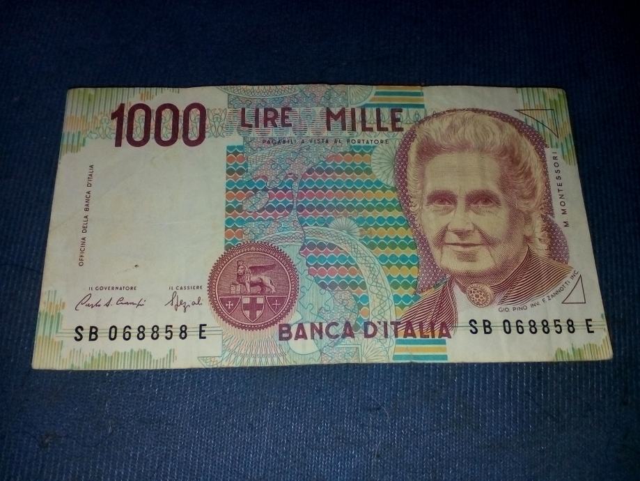 1000 lira italija
