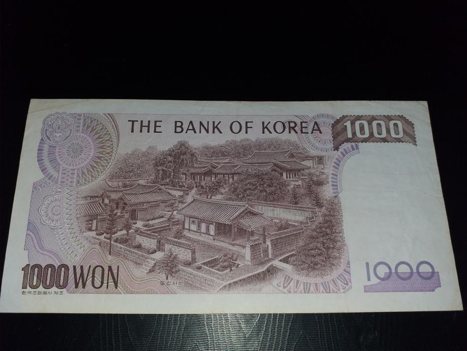 1000 Won Korea