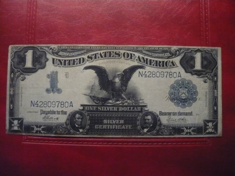 AMERIKA 1$ 1899 BLACK EAGLE / SILVER CERTIFICATE