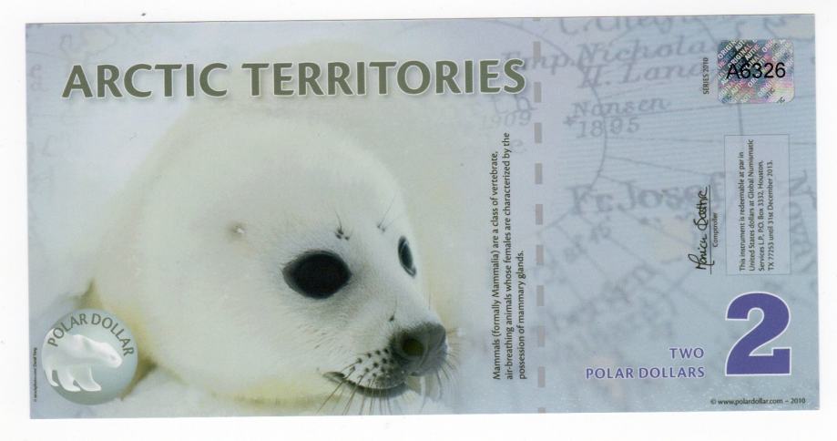 arctic teritories dva dolara