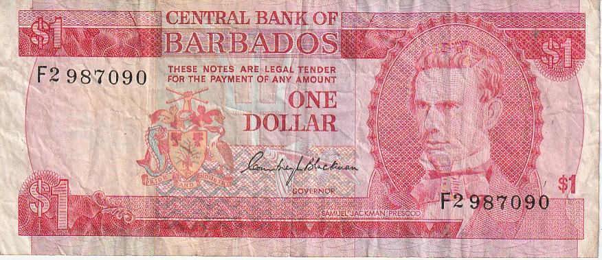 BARBADOS 1 DOLLAR