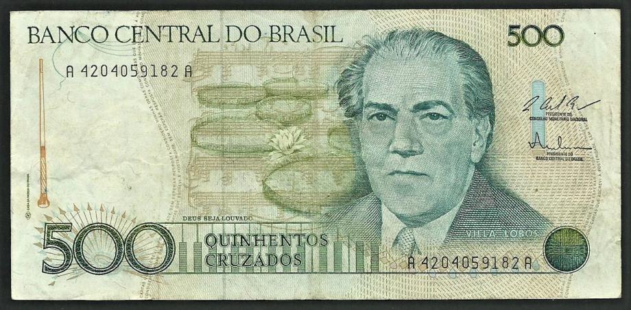 BRAZIL   500 CRUZADOS