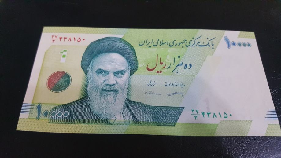 IRAN 10.000 rijela UNC