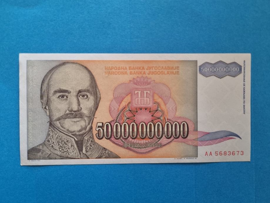 104185] Banconote, Iugoslavia, 100,000,000 Dinara, 1993, FDS - Foto 2