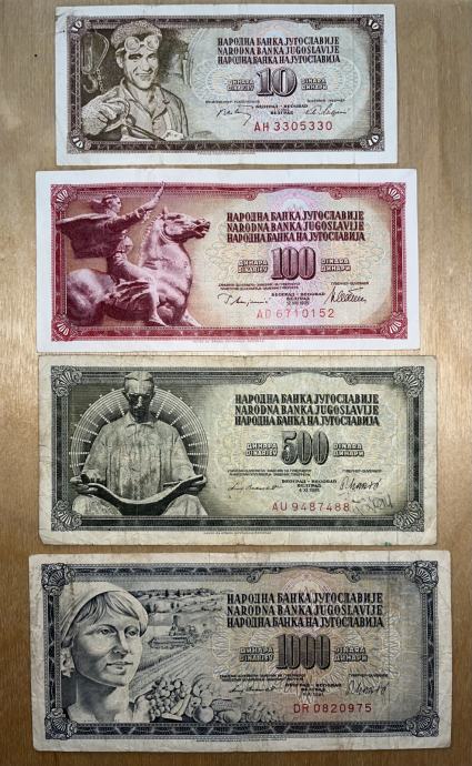 Jugoslavija novčanice