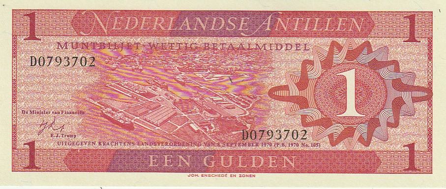 NEDERLANDSE ANTILLEN 1 GULDEN 1970