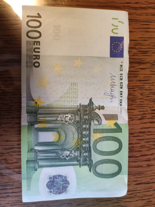 Novčanica od 100 eura iz 2002 godine