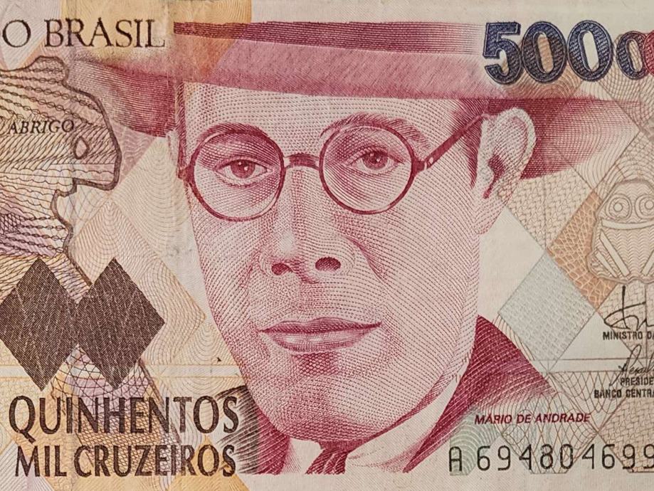 Novčanica Brazil - 1993 - 500000 Cruzeiros - P#236c