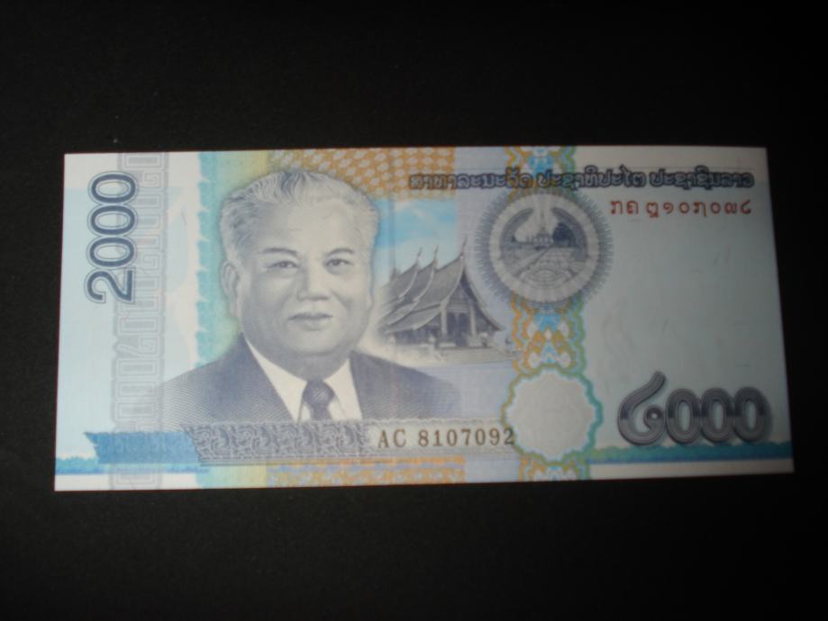 Novčanica Laos 2000 kip 2011.UNC (1 kom)