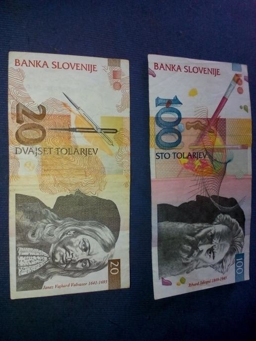 Novčanice slovenski tolar