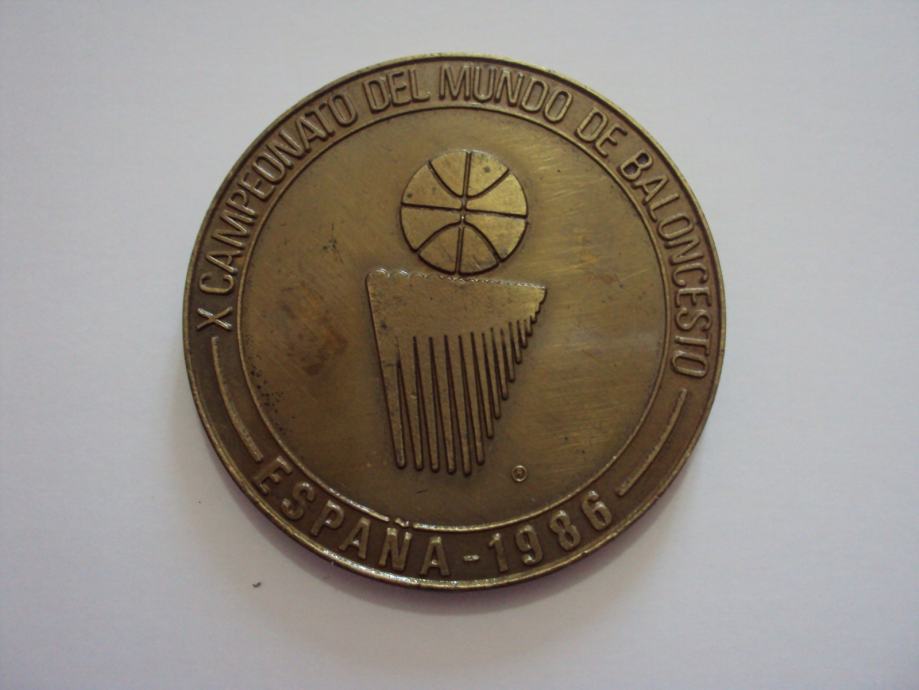 Medalja Mundobasket 1986 Espana