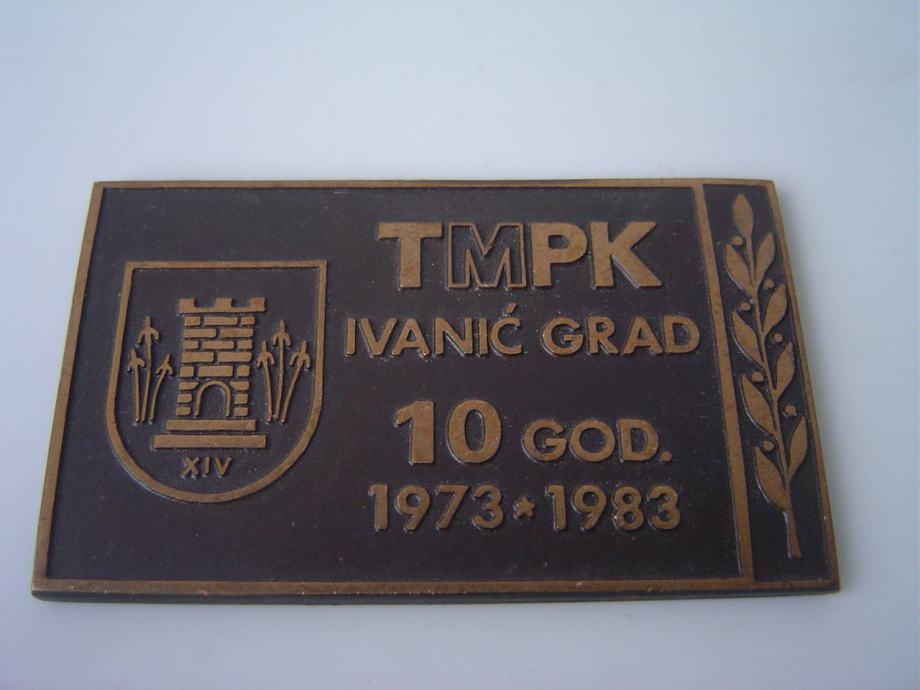 Medalja TMPK Ivanić Grad