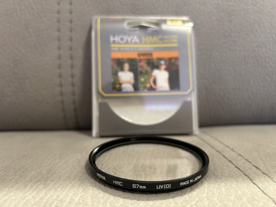 Hoya HMC UV filter, 67mm