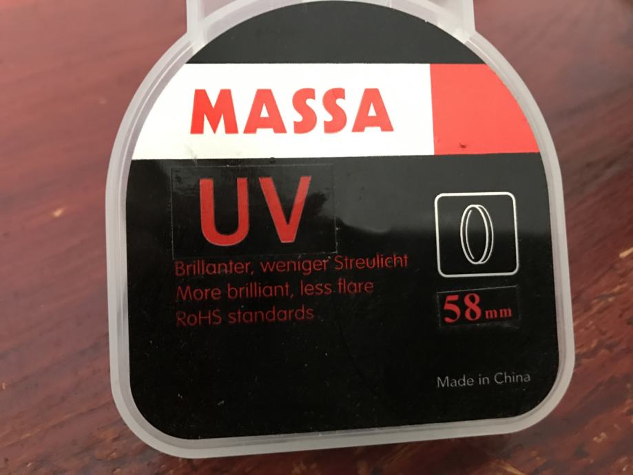 Massa UV filter 58mm
