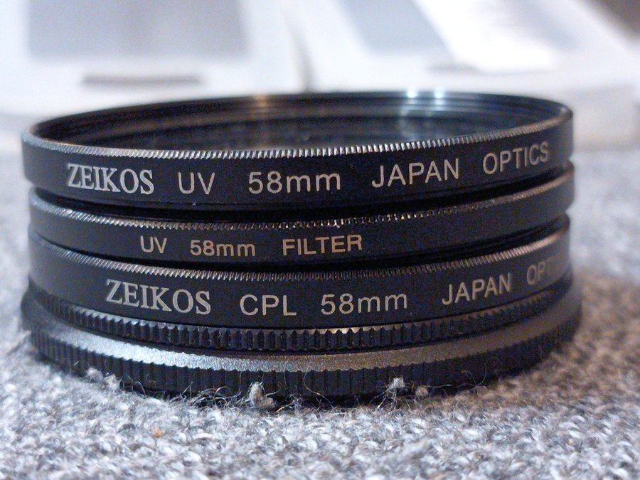 UV + CPL filteri 58 mm