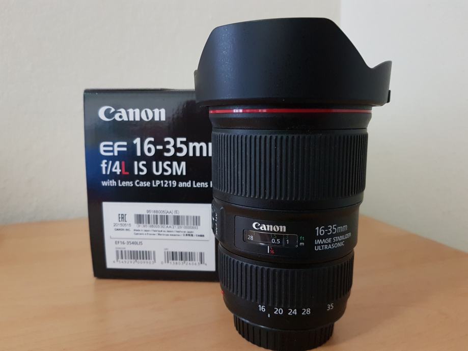 CANON EF 16-35mm f/4L IS USM objektiv