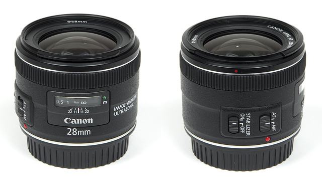 Canon objektiv EF 28mm F2.8 IS