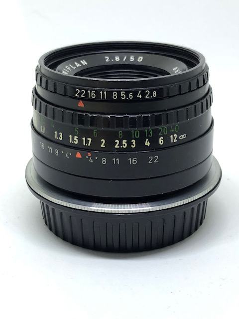 Objectif DOMIPLAN 50mm F/2.8 – Monture M42 – Fixe – Pour Argentique