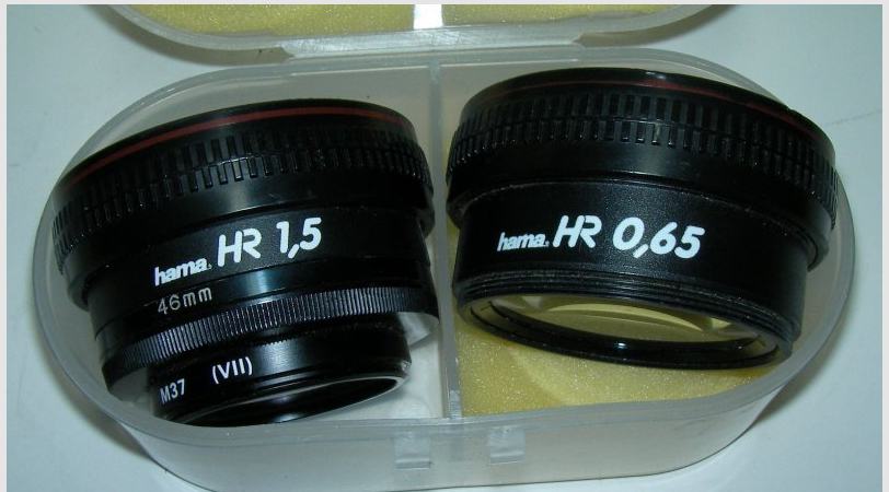 Hama Objektive Conversion Lenses for Camcorder Telephoto Wide Angle Re
