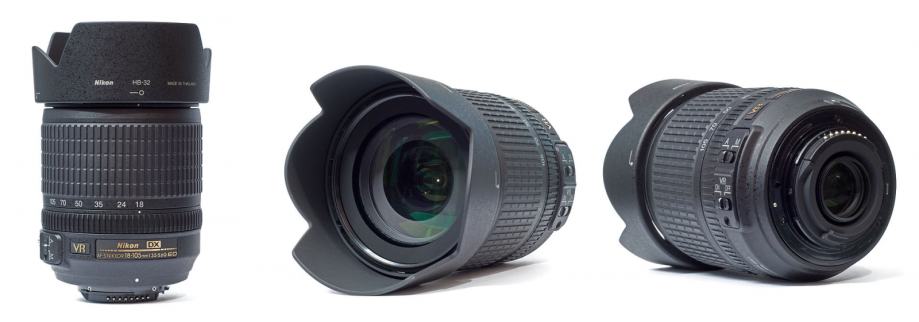 Nikon AF-S 18-105mm f/3.5-5.6G ED VR DX  univerzalni objektiv