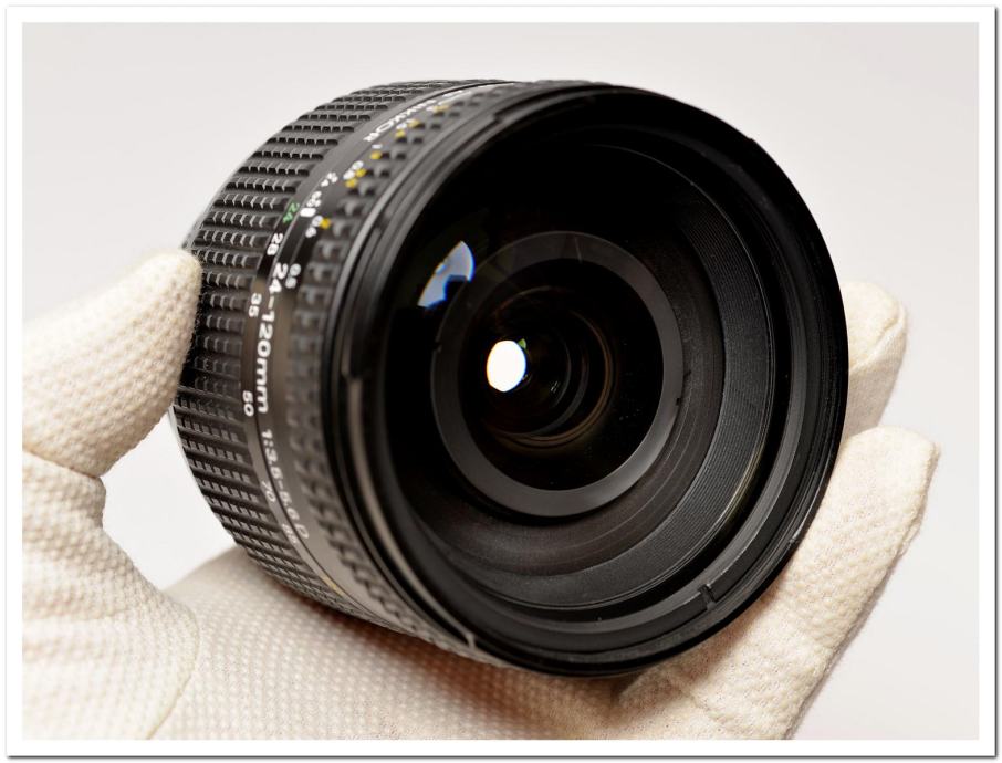 Nikon AF NIKKOR 24-120 mm F3.5-5.6 D zoom objektiv FX DX 24 120