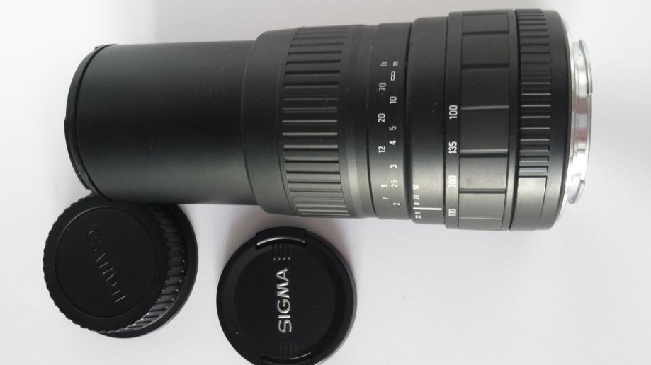 Canon objektiv Sigma 100-300 za Canon digital 500D, 600D, 700D