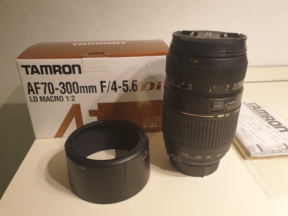 Objektiv Tamron za Nikon AF 70-300, F/4-5.6 LD macro 1:2