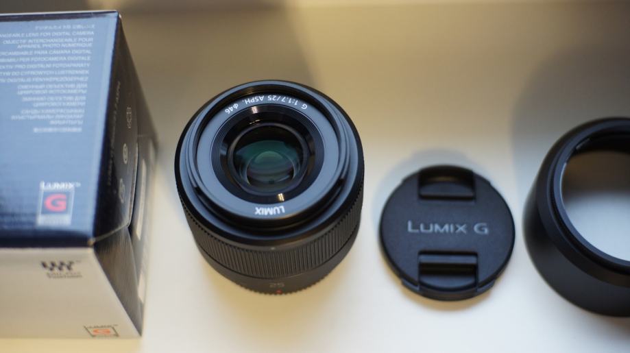 Panasonic Lumix G 25mm f/1.7 F1.7 ASPH objektiv autofocus MFT