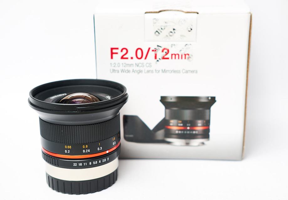 Samyang 12mm F2.0 Fuji X-Mount (s garancijom)