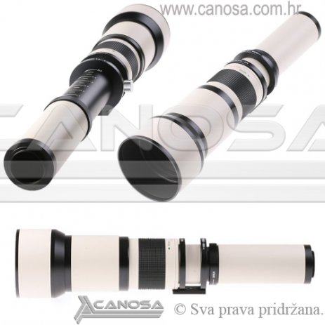 Ống kính Zoom siêu tele Kelda 650-1300mm F8.0-16 có gắn chữ T cho máy