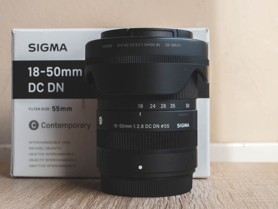 Sigma 18-50mm f/2.8 za Fuji X-mount