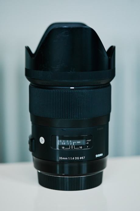 Sigma 35mm 1.4 Art Canon mount + Marumi UV filter