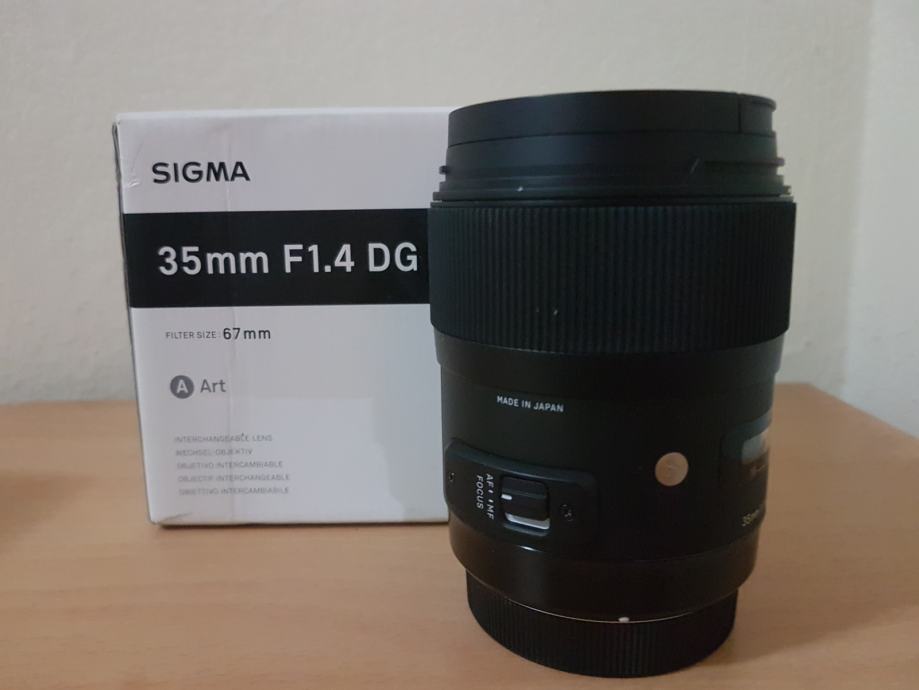 SIGMA AF 35mm f/1.4 DG HSM Art Lens For Canon