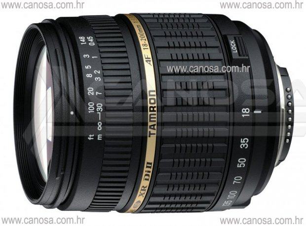TAMRON AF 18-200mm F3.5-6.3 Di II XR LD Asp. [IF] Macro za Canon NOVO