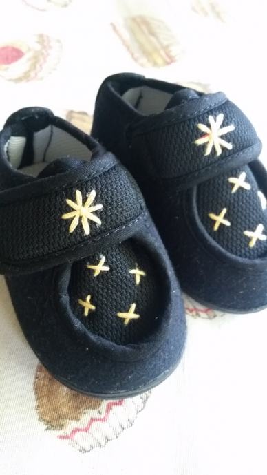 Tamno plave/crne cipelice, za bebe - NOVO