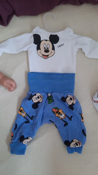 komplet Mickey Mouse za novorođenče