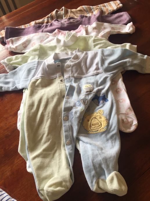 LOT Odijelca za bebe , za 3 mjeseca starosti, 5 kom