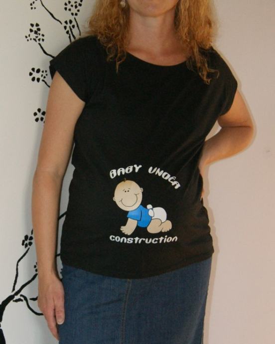 Trudnička majica s natpisom