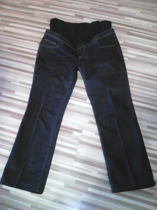 Trudničke hlače traperice 'Zara for Mum', veličina M, tamno plave