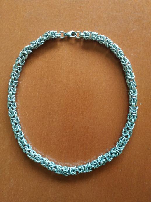 Ogrlica kraljevski (bizantinski) vez od nehrđajućeg čelika