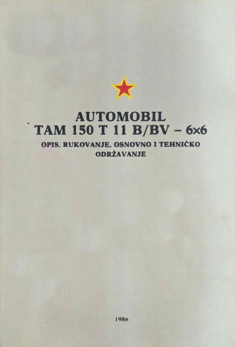 TAM 150 T 11 B/BV - 6X6 - servisni priručnik