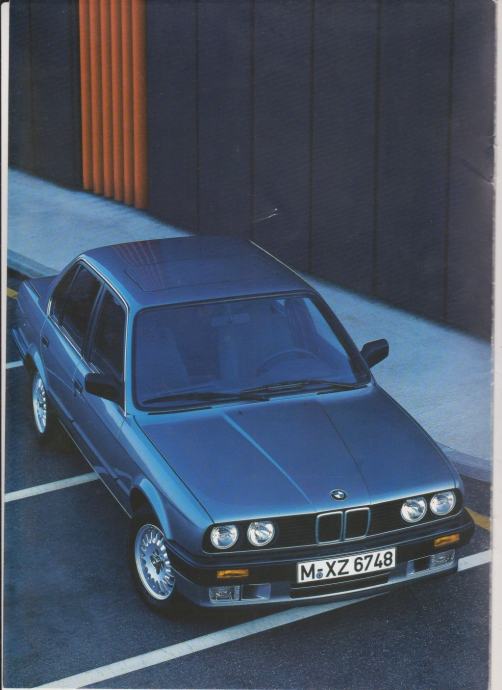 ORIGINALNI PROSPEKT BMW 324 d/324 td linija E30