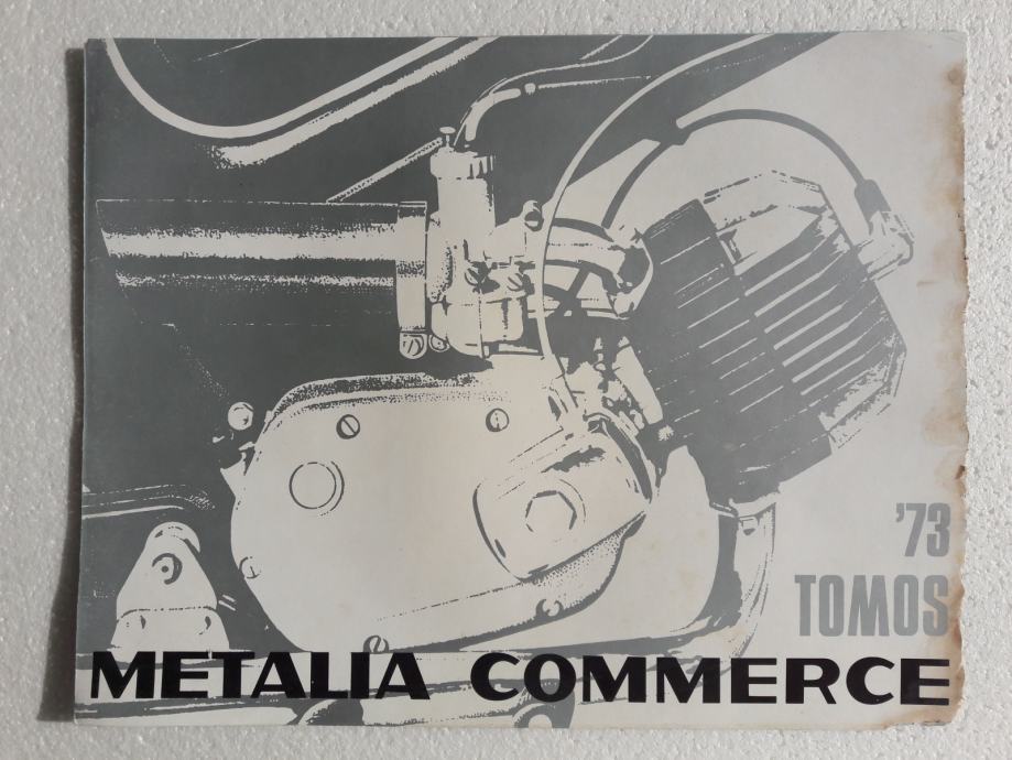 ORIGINAL TVORNIČKI PROSPEKT PROGRAM TOMOS-a iz 1973. godine, BROCHURE