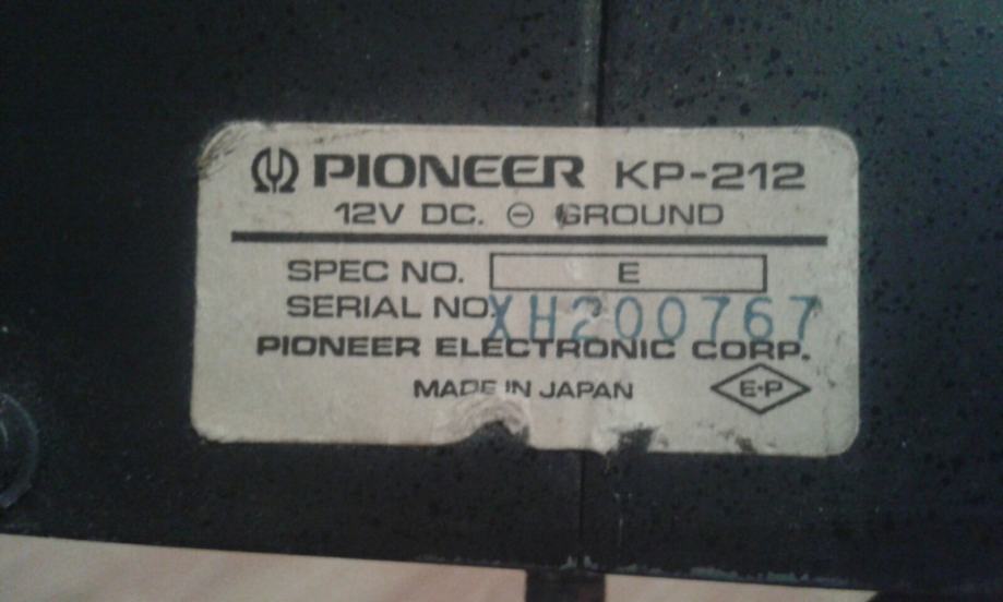pioneer kp212