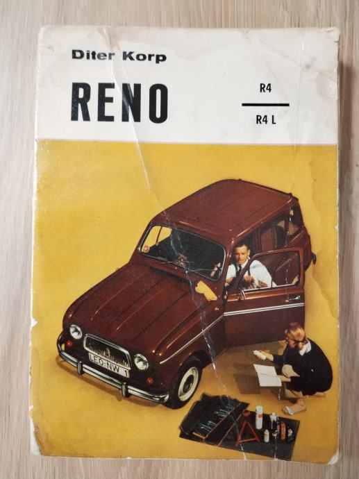 RENO/RENAULT R4 R4 L Diter Korp Tehnička knjiga iz 1979. godine