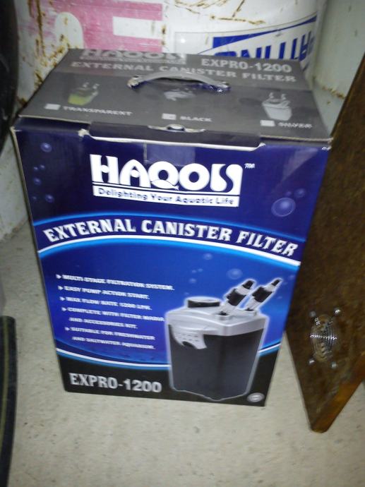 Haqos EXPRO 1200 vanjski filter za akvarije do 500l