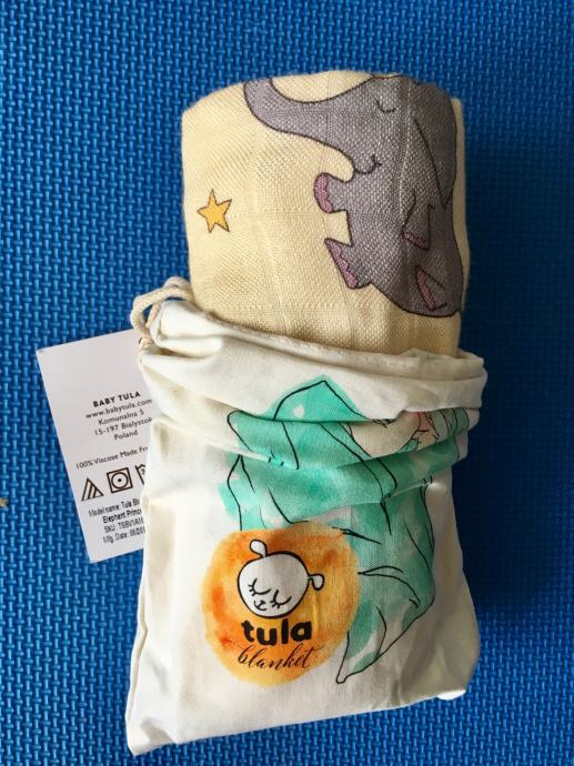 Elephant Prince - Tula Baby Blanket (NOVA, NIKAD KORISTENA)